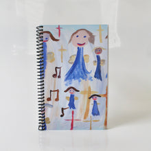 Load image into Gallery viewer, Smiling Angels Notebook | by Michele Trebotich
