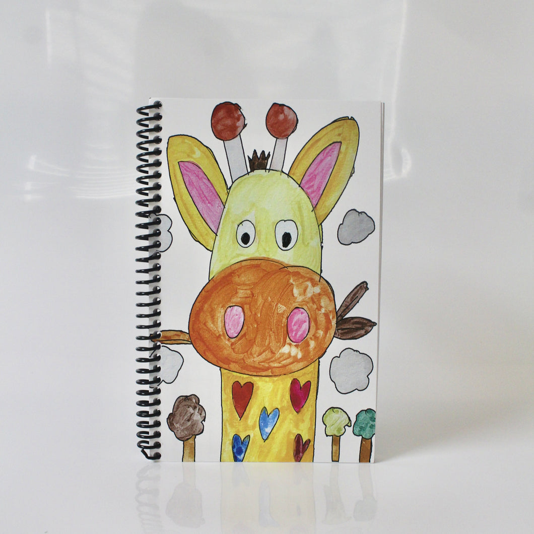 Giraffe Day Notebook | by Russell Cobb