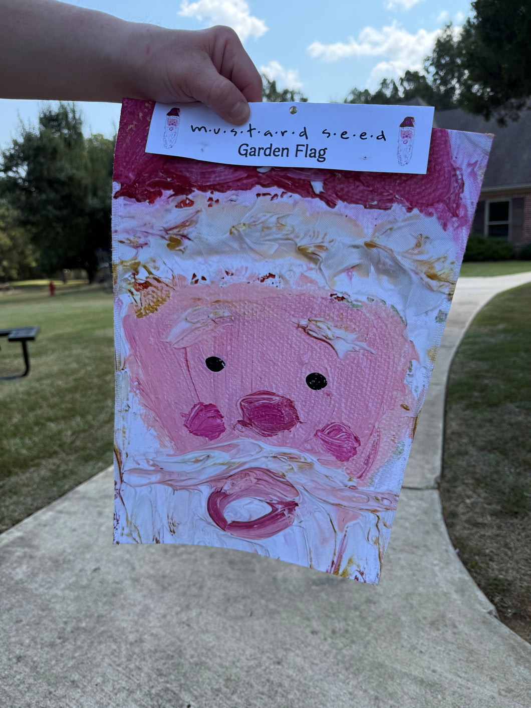 Santa Baby Garden Flag | LOGAN CHEW
