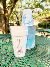 Load image into Gallery viewer, Cowbell Styrofoam Cups (Sleeve of 10) | Artwork by Russell Cobb
