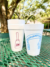 Load image into Gallery viewer, Cowbell Styrofoam Cups (Sleeve of 10) | Artwork by Russell Cobb
