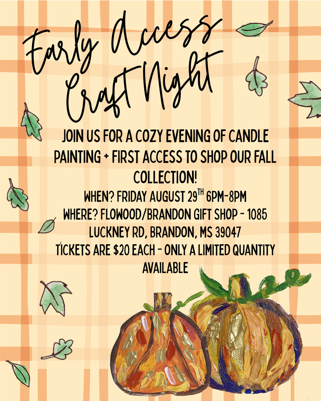 Early Access Craft Night