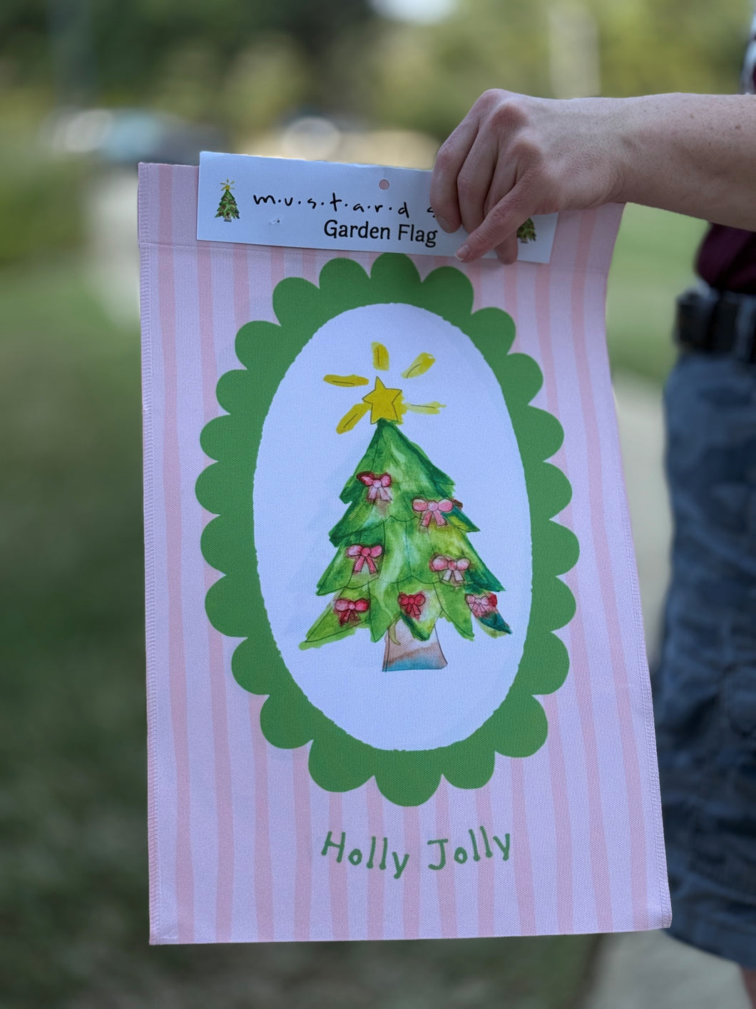 Holly Jolly Garden Flag | RUSSELL COBB