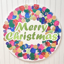 Load image into Gallery viewer, Merry Christmas Wreath Door Hanger | Kristy Ladue

