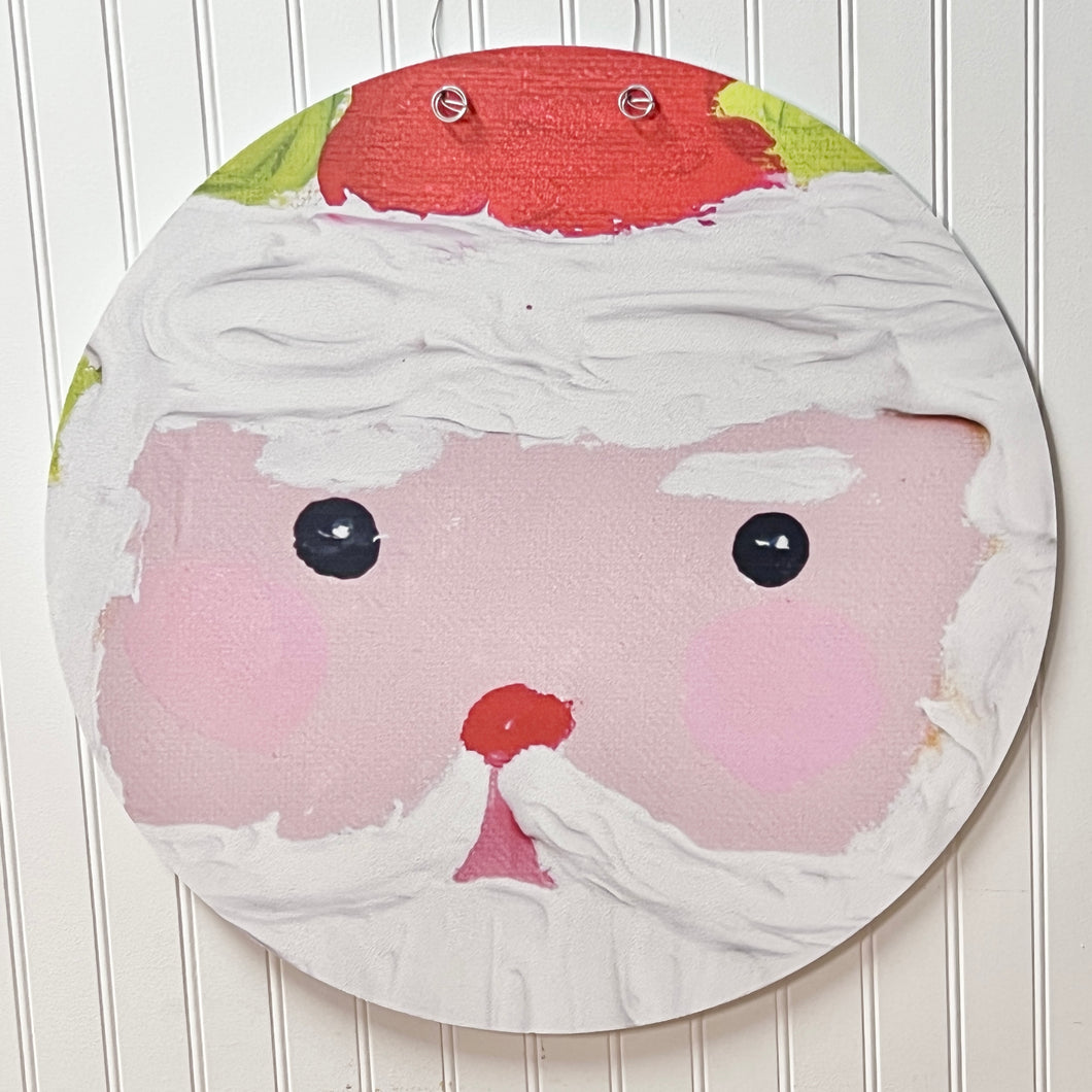 Santa Face Door Hanger | Logan Chew | LOCAL PICK UP ONLY