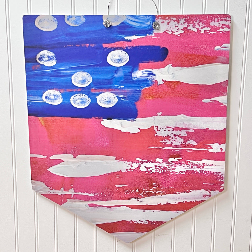 Flag Door Hanger | Matthew Davis