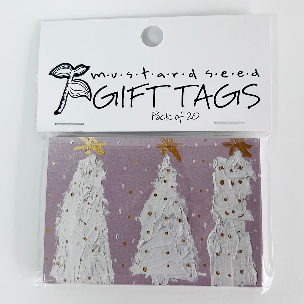 White Trees | Flat Gift Tags | Sarah Simonson
