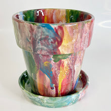 Load image into Gallery viewer, Flower Pot with Saucer Medium
