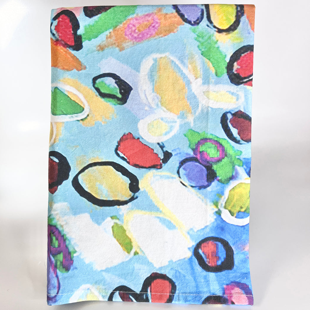 February Tea Towel by Various Seedsters