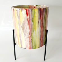Load image into Gallery viewer, Large Cylinder Planter With Stand
