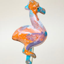 Load image into Gallery viewer, Flamingo in Santa Hat Ornament
