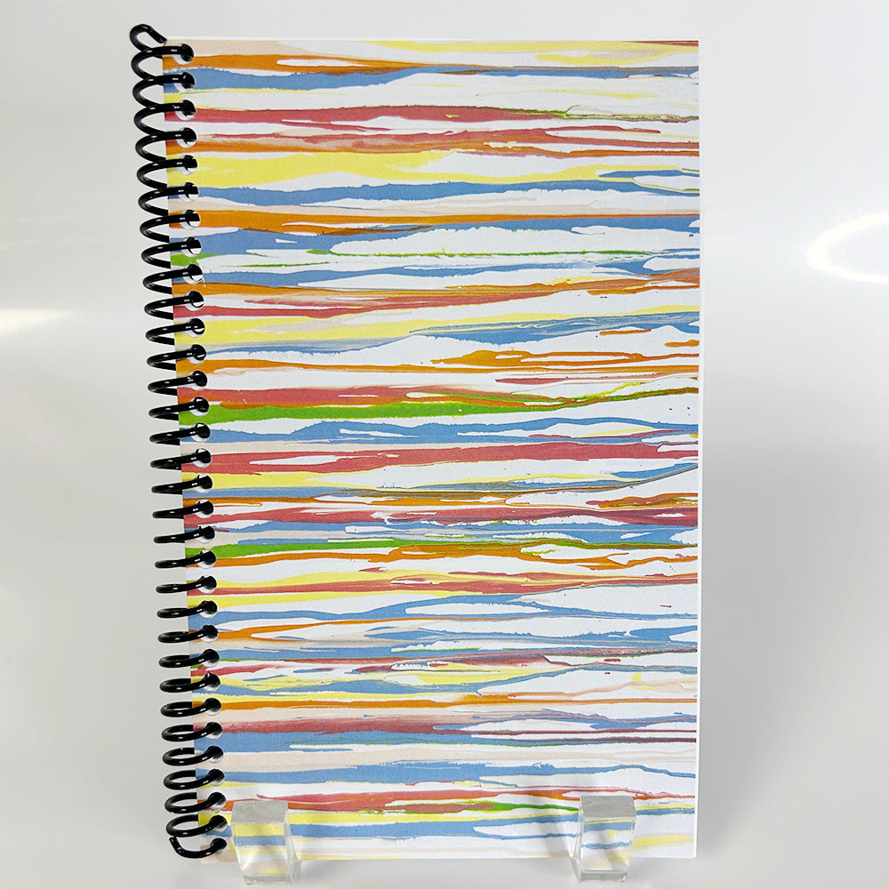 Pastel Drips Spiral Bound Notebook | by Logan Chew