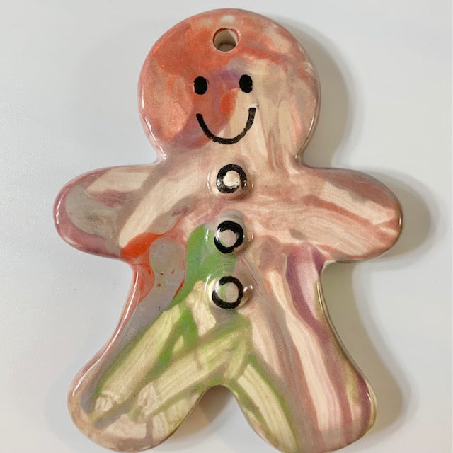 Gingerbread Man Flat Ornament