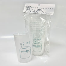 Load image into Gallery viewer, Happy Birthday Plastic Cups (Sleeve of 10) by Russell Cobb

