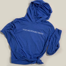 Load image into Gallery viewer, Mustard Seed LOGO Hooded Long-Sleeve | Heather True Royal
