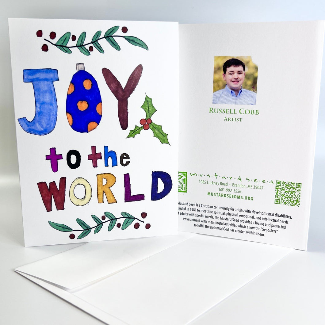 Joy To The World | Christmas Card | by Russell Cobb