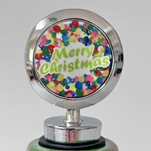Load image into Gallery viewer, Bottle Stopper | Merry Christmas Wreath | Kristy LaDue
