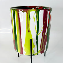 Load image into Gallery viewer, Large Cylinder Planter With Stand
