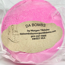 Load image into Gallery viewer, Sweet Pea Bath Bomb | Da Bombs | By Morgan Tibbens
