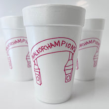 Load image into Gallery viewer, Walk of Champions Styrofoam Cups (Sleeve of 10) by Russell Cobb
