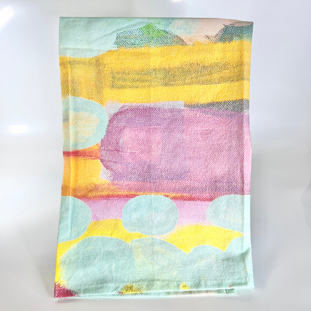 Blurry Tea Towel by Various Seedsters